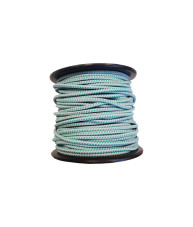 Sandow Ø 7/8 mm gris/vert – Bobine 100 M | OTEXIO