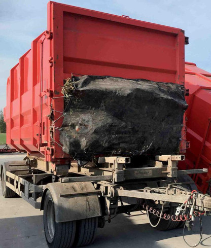 Presscontainernetz aus Polyethylen, 190 g/m², 1,8x1,2m | OTEXIO