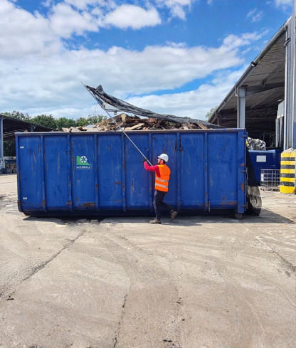 LiteCover® System für Container, 8,5x3,3m | OTEXIO