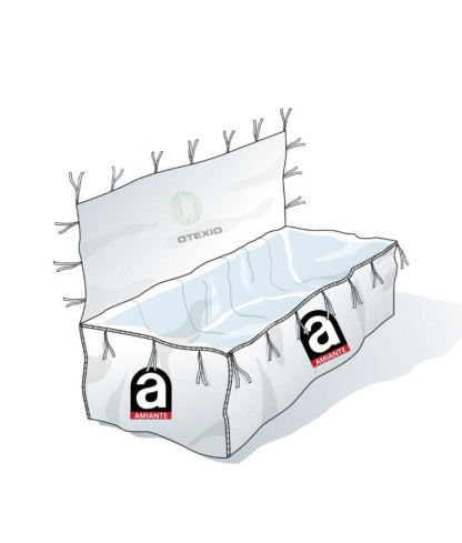 Containersack mit Einfüllschürze, 6,25x2,40x1,15m 12000 kg | OTEXIO