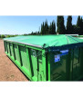 Polyesterplane, PVC, 650 g/m², maßgeschneidert, gelb | OTEXIO