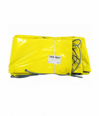 Polyesterplane, PVC, 650 g/m², maßgeschneidert, gelb | OTEXIO