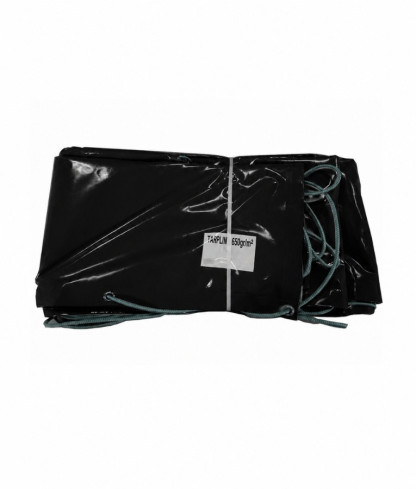 Polyesterplane, PVC, 650 g/m², maßgeschneidert, schwarz | OTEXIO
