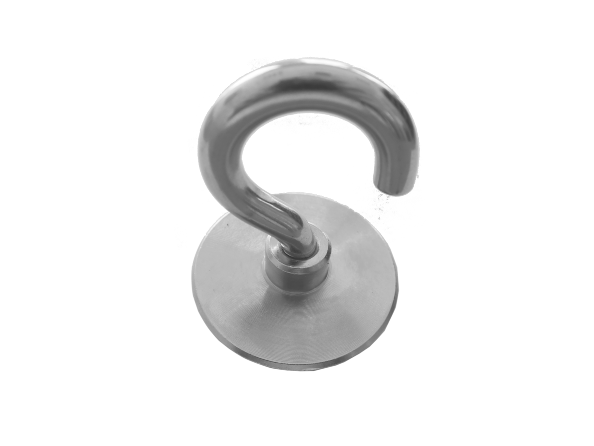 Magnetic hook for container