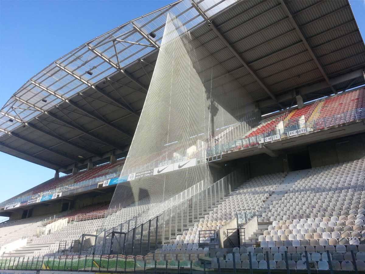 Filets de séparation pour stade