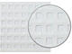 Filet micro mailles enduits, polyester, blanc, PVC, 800g/m²