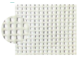 Filet micro mailles enduits, polyester, blanc, PVC, 250g/m²